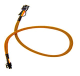 6 pin PCI to 6+2 pin PCI cable 24 inch length Sleeved