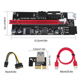 6-Pack V009S PCI-E 16x to 1x Powered Riser