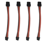 4 Pack Extension Cable 8 pin PCI to 8 pin Female to Male PCI Cable 9 inch