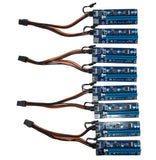 18AWG PCI-E 6pin to Dual 8-pin Y-Splitter Extension Cable GPU Mining